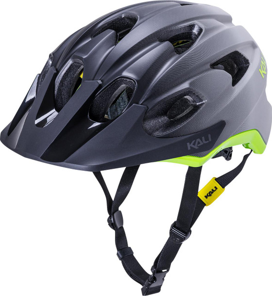  KALI Pace Helmet - Fade - Black/Gray/Fluorescent Yellow - S/M 0221722116 