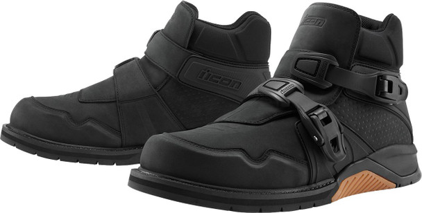  ICON Slabtown Waterproof Boots - Black - Size 8 3403-1305 