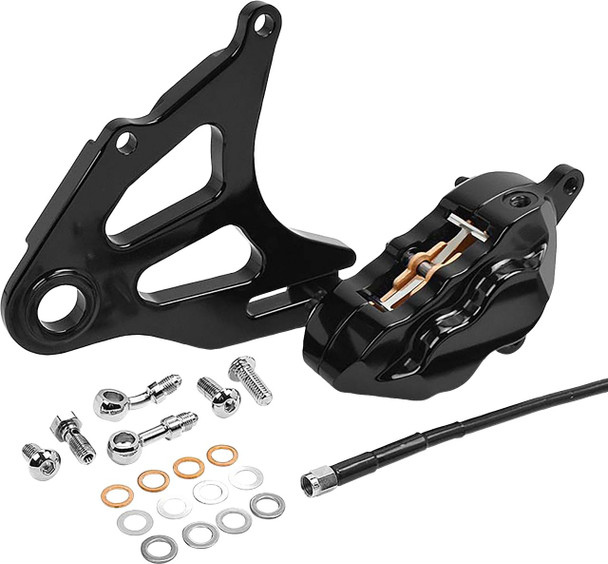  HAWG HALTERS Rear Caliper - Black RKSTAB518 