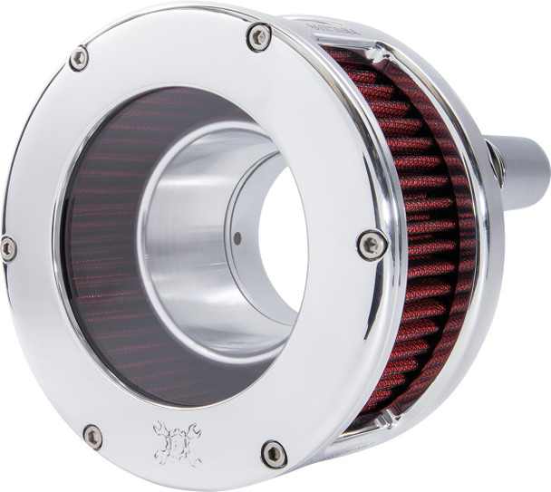  FEULING OIL PUMP CORP. BA Series Air Cleaner Kit - Chrome - Red Filter 5438 