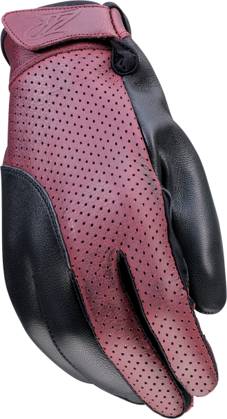 Z1R Women's Combiner Gloves - Black/Red - XL 3302-0895