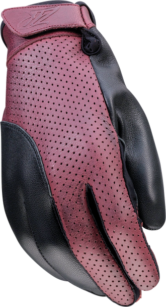 Z1R Women's Combiner Gloves - Black/Red - Medium 3302-0893