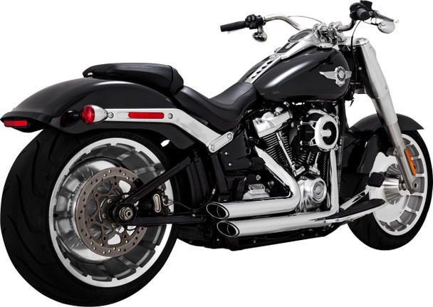  VANCE & HINES Shortshots Staggered Exhaust System - Chrome 17335 