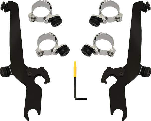  MEMPHIS SHADES Sportshield Mounting Kit - Black - Honda MEB2069 