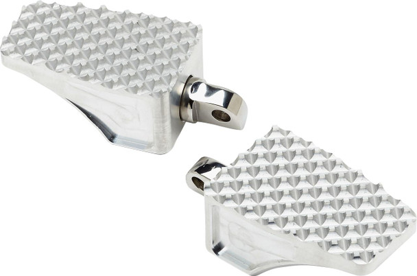  LA CHOPPERS County Line Billet Footpegs - Male Mount - Raw LA-P100-00 
