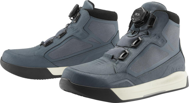  ICON Patrol 3* Waterproof Boots - Grey - Size 8.5 3403-1294 