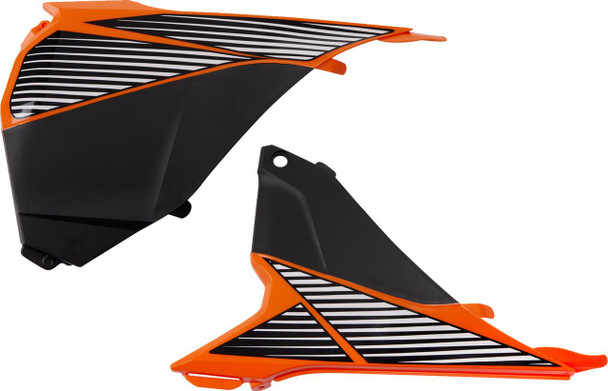  POLISPORT Airbox Cover - Orange/Black 8454300004 