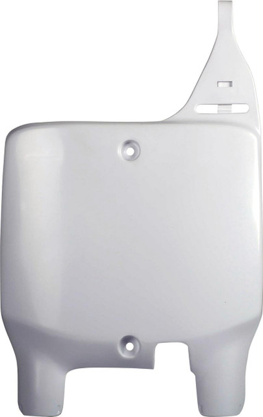  POLISPORT Number Plate - OEM White - RM 125/250 8667000001 