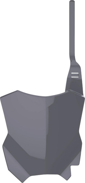  POLISPORT Number Plate - Restyle - Gray - KX 125/250 8665900009 