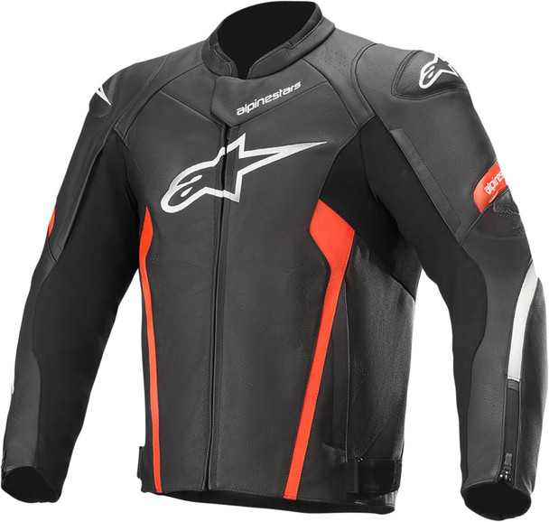  ALPINESTARS Faster v2 Leather Jacket - Black/Red - US 38 / EU 48 3103521-1030-48 