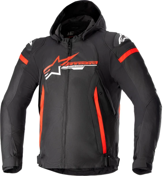  ALPINESTARS Zaca Waterproof Jacket - Black/Red/White - 4XL 3206423-1342-4X 