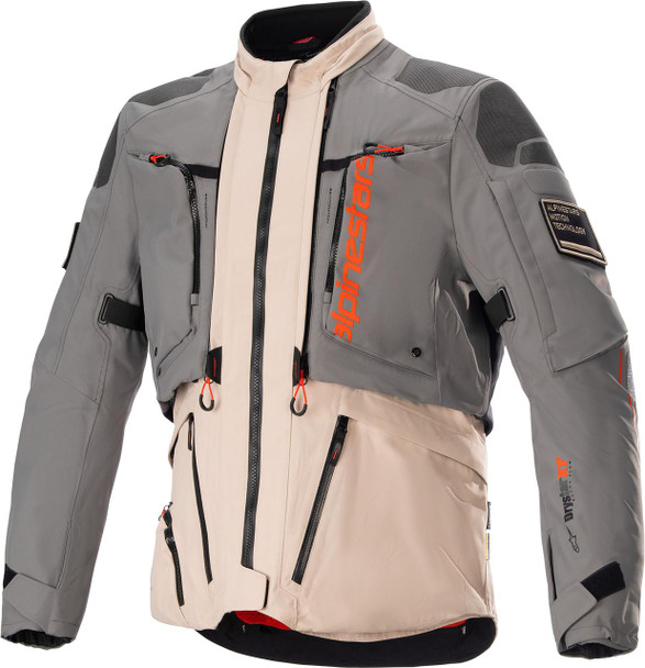  ALPINESTARS AMT-10R Drystar XF Jacket - Fur Gray/Pale Brown/Spicy Orange - 3XL 3209623-9684-3X 
