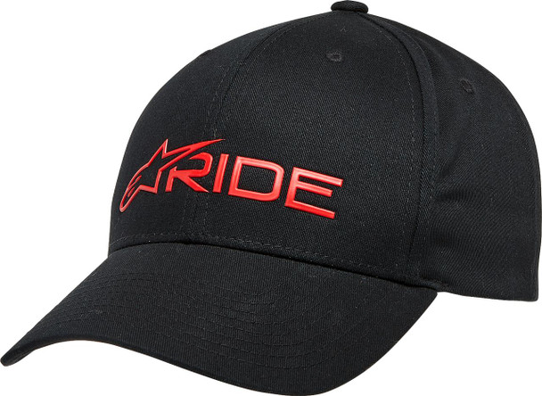  ALPINESTARS Ride 3.0 Hat - Black/Red - One Size 1232-81030-1030 