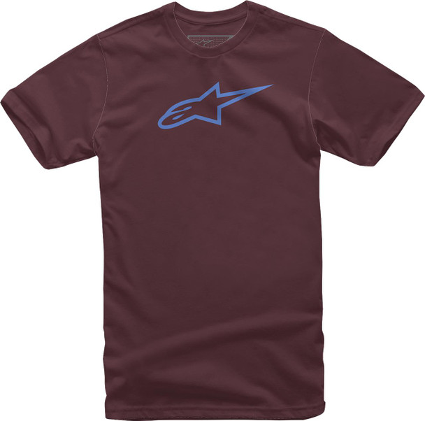  ALPINESTARS Ageless T-Shirt - Maroon/Blue - Medium 1032-720308370M 