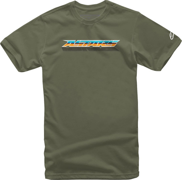  ALPINESTARS Chromium T-Shirt - Military - Medium 1232-72206-690M 