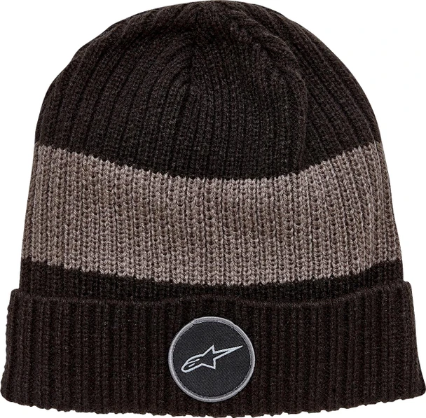  ALPINESTARS Ward Beanie - Black/Charcoal - One Size 1232-81200-1018 