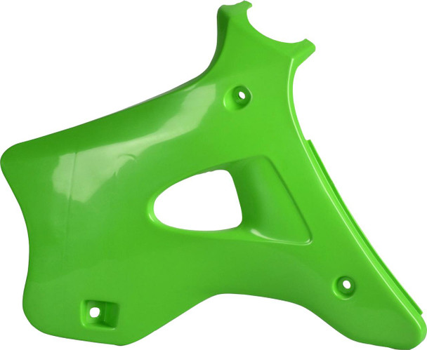  POLISPORT Radiator Cover - OEM Green - KX 125/250 8420000002 