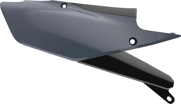  POLISPORT Side Panels - Gray/Black - YZF 450 8419900006 