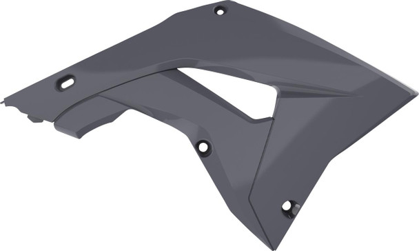  POLISPORT Radiator Cover - Restyle - Gray - CR 125R/250R 8421600004 