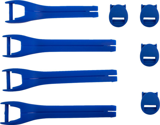  MOOSE RACING Qualifier Boot Strap Kit - Blue - Size 7-9 3430-1015 