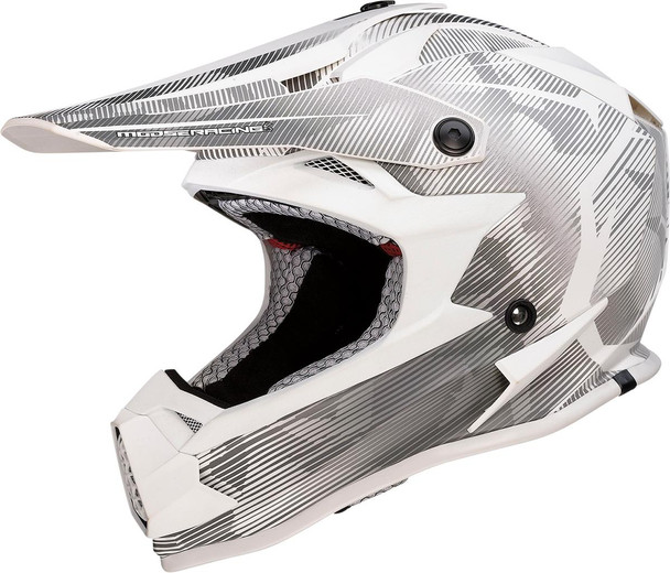  MOOSE RACING Youth F.I. Helmet - Agroid Camo - MIPS - Gray/White - Small 0111-1529 