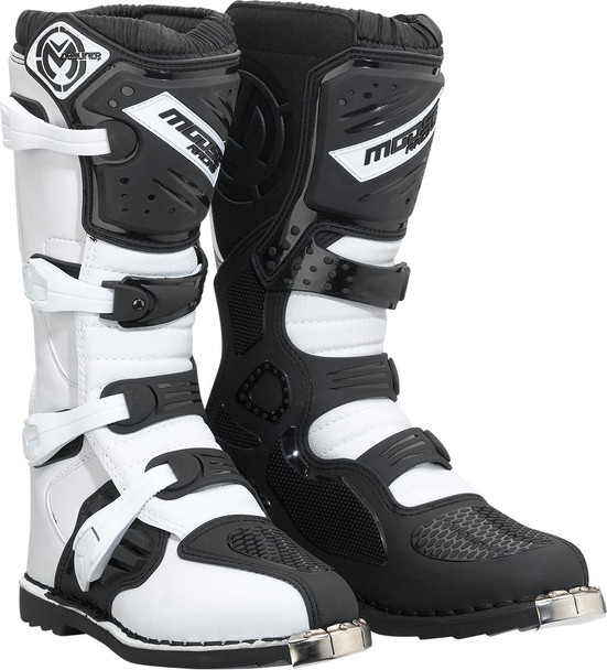  MOOSE RACING Qualifier Boots - Black/White - Size 7 3410-2599 
