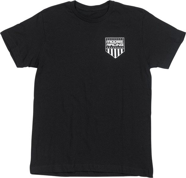  MOOSE RACING Youth Salute T-Shirt - Black - XL 3032-3693 