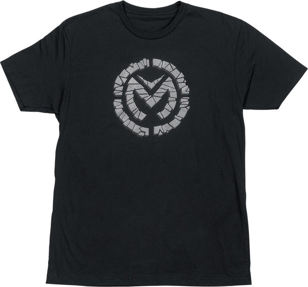  MOOSE RACING Fractured T-Shirt - Black/Silver - Large 3030-22755 
