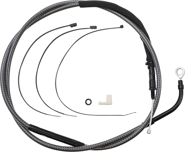 MAGNUM SHIELDING High-Efficiency Polished KARBONFIBR Clutch Cable 72364HE