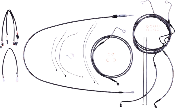 MAGNUM SHIELDING KARBONFIBR Designer Handlebar Installation Kit 7871223