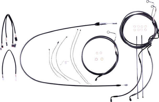  MAGNUM SHIELDING Black Pearl* Designer Handlebar Installation Kit 4871223 