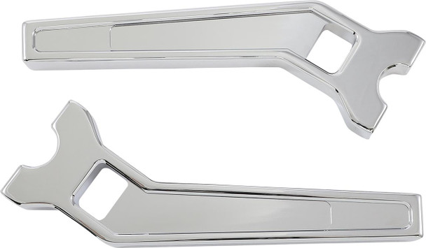  LA CHOPPERS Risers - Pullback - 10" x 1-1/4" - Chrome LA-7481-10C 