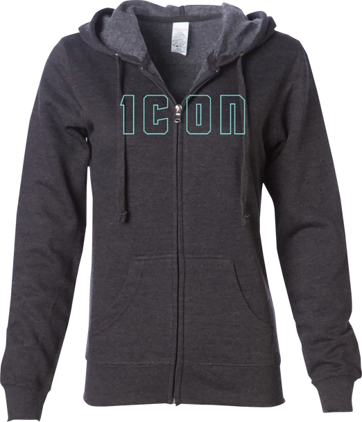 ICON Women's Kat Stevens* Hoodie - Charcoal - Large 3051-1212