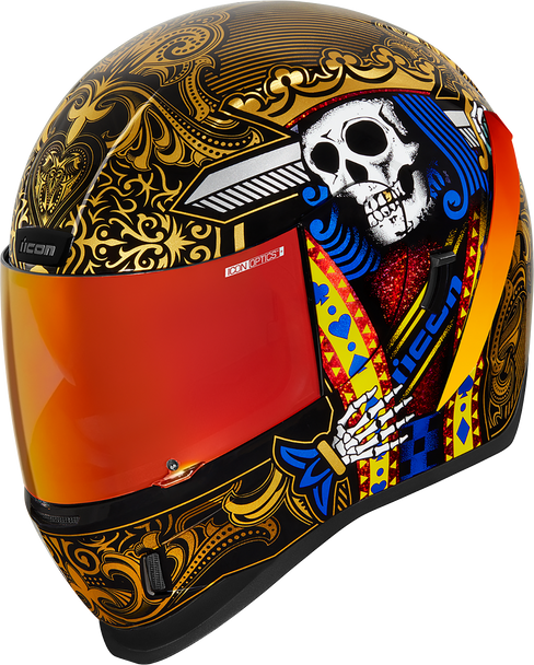 ICON Airform* Helmet - Suicide King - Gold - Small 0101-14728