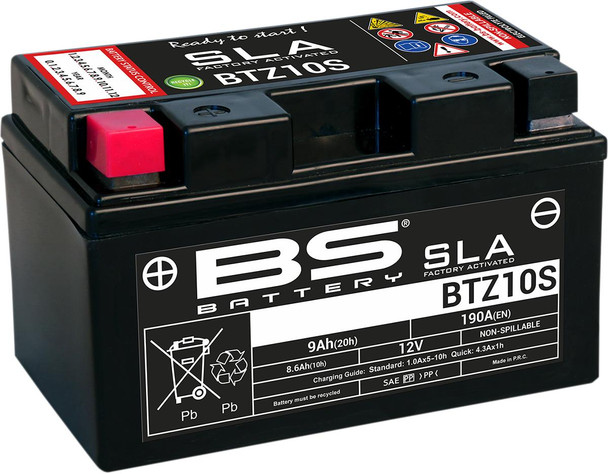  BS BATTERY Battery - BTZ10S (YTZ) 300636-1 