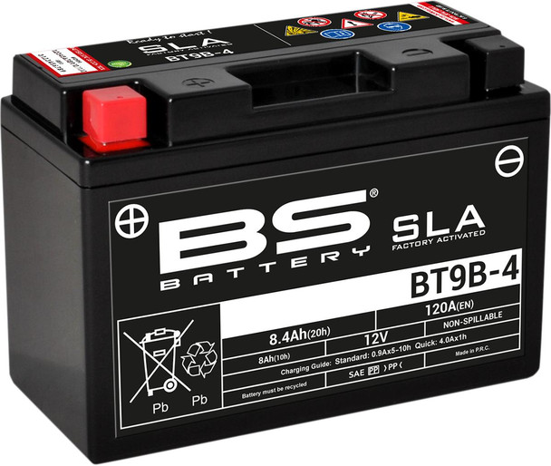  BS BATTERY Battery - BT9B-4 (YT) 300642 