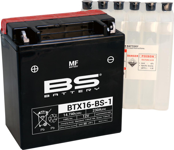  BS BATTERY Battery - BTX16-BS-1 (YTX) 300623 