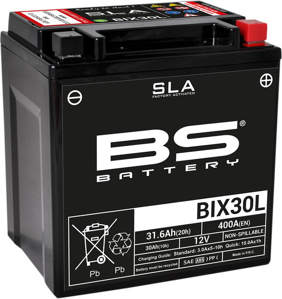  BS BATTERY Battery - BIX30L (YIX) 300631 