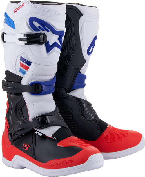  ALPINESTARS Tech 3 Boots - White/Red/Black - US 11 2013018-2307-11 