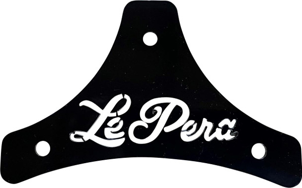 LE PERA Le Pera Sissy Bar Plate Dead End Scroll Black Softail 2018-2022 H-SB SCROLL 