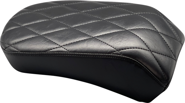 Le Pera Bare Bones Pillion Pad Diamond Black for 2018-2022 Harley Softail FXBB FXST FLFBS FLFB LYB-007PDM