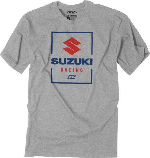 FACTORY EFFEX Suzuki Victory T-Shirt - Heather Gray - Medium 26-87402