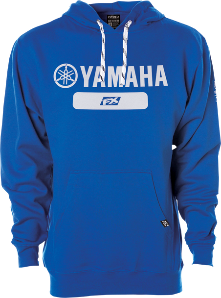 FACTORY EFFEX Yamaha University Pullover Hoodie - Royal Blue - Medium 26-88202