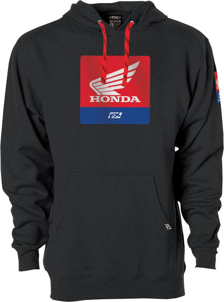  FACTORY EFFEX Honda Boxer Pullover Hoodie - Heather Charcoal - XL 26-88306 