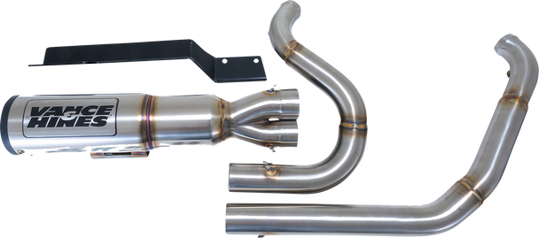 VANCE & HINES Hi-Output RR Exhaust System - Brushed 27321