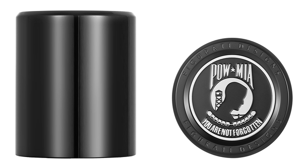 FIGURATI DESIGNS Docking Hardware Covers - POW MIA - Black FD50-DC-2730-BK
