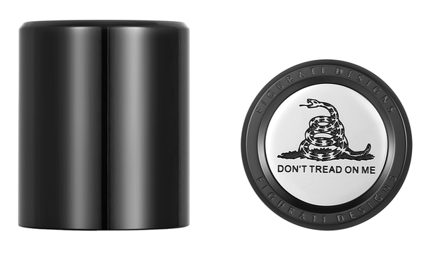 FIGURATI DESIGNS Docking Hardware Covers - Don't Tread On Me - Black FD40-DC-2730-BK