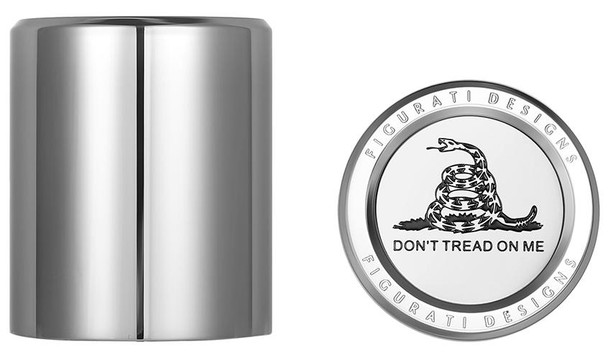  FIGURATI DESIGNS Docking Hardware Covers - Don't Tread On Me FD40-DC-2730-SS 