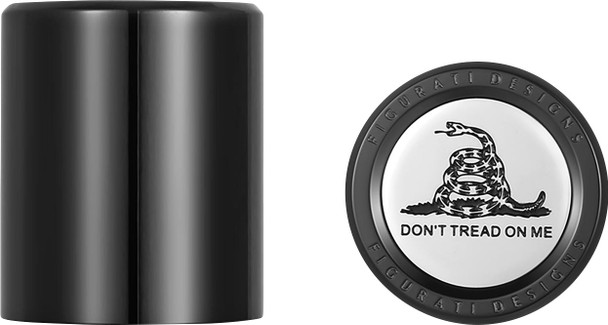  FIGURATI DESIGNS Docking Hardware Covers - Don't Tread On Me - Short - Black FD40-DC-2530-BK 