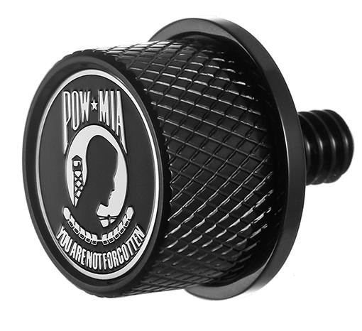  FIGURATI DESIGNS Seat Mounting Knob - Black - POW MIA FD50-SEAT KN-BK 